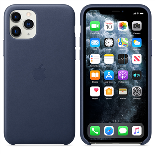 Dėkliukas Apple iPhone 11 Pro, Odinis, Mėlynas