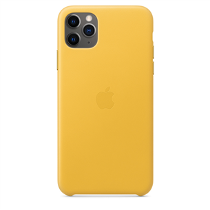 Dėklas Apple iPhone 11 Pro Max, Odinis, Geltonas, MX0A2ZM/A