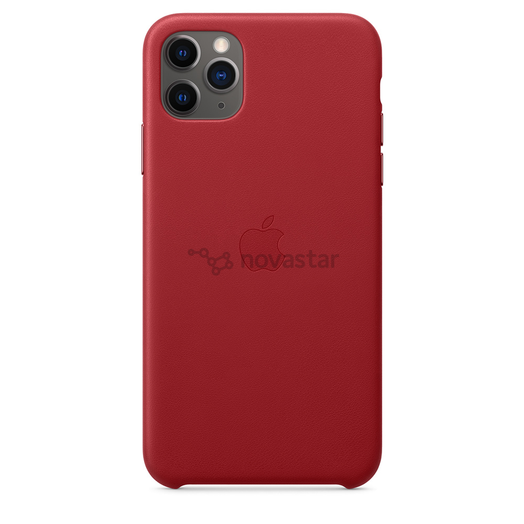 Dėkliukas Apple iPhone 11 Pro Max, Odinis, Raudonas, MX0F2ZM/A