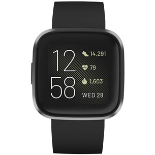 Išmanusis laikrodis Fitbit Versa 2, Black