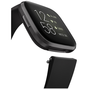 Išmanusis laikrodis Fitbit Versa 2, Black