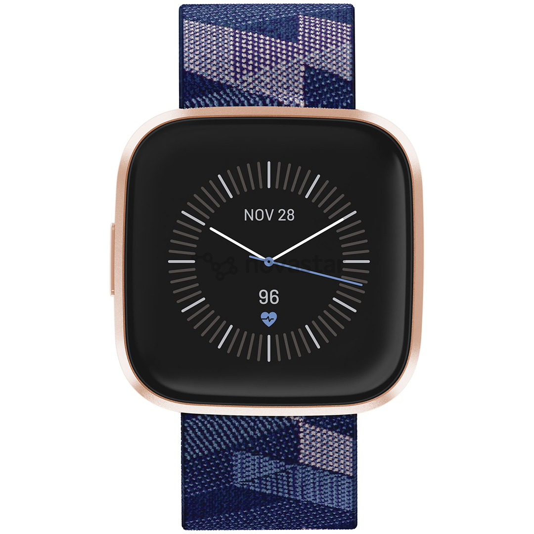 Išmanusis laikrodis Fitbit Versa 2 Special Edition, Navy/Rosegold