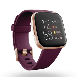 Išmanusis laikrodis Fitbit Versa 2, Bordeaux