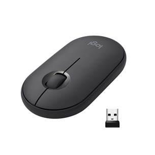 Belaidė pelė, Logitech Pebble M350,  Juoda