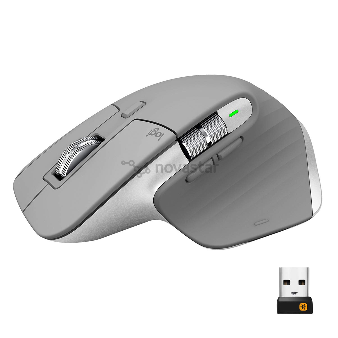 Belaidė pelė Logitech MX Master 3, Pilka