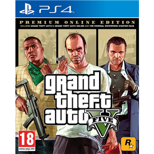 Žaidimas PS4 Grand Theft Auto V: Premium Online Edition