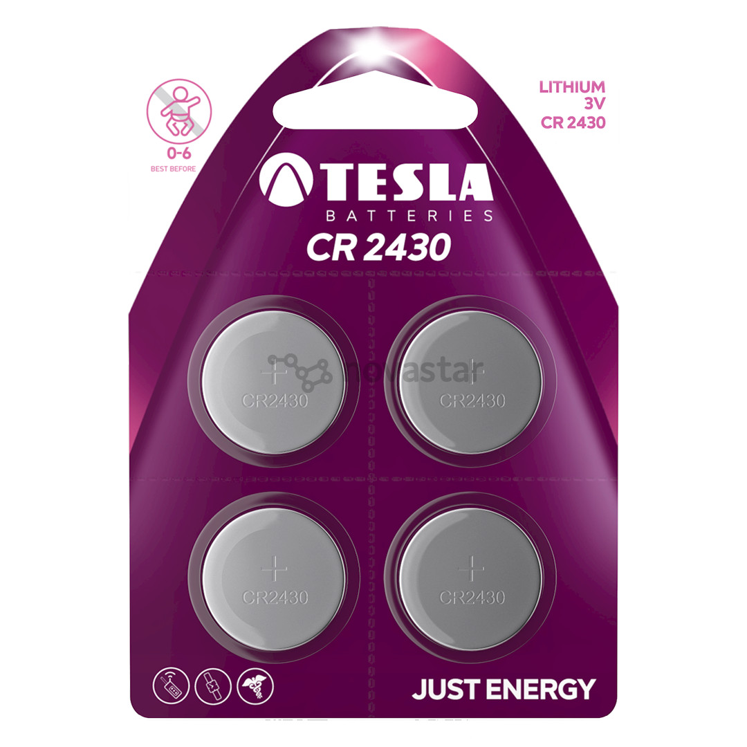 Elementai Tesla, 4 vnt, CR2430