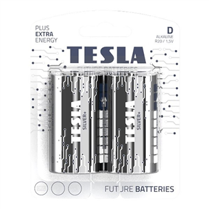 Elementai Tesla D, 2 vnt, LR20 TESLA-LR20D2S