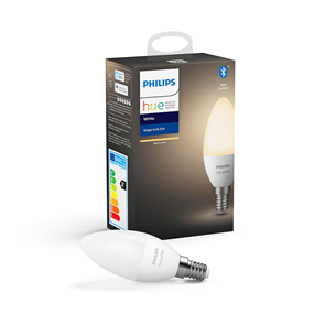 Philips Hue White Bluetooth, E14, белый - Умная лампа