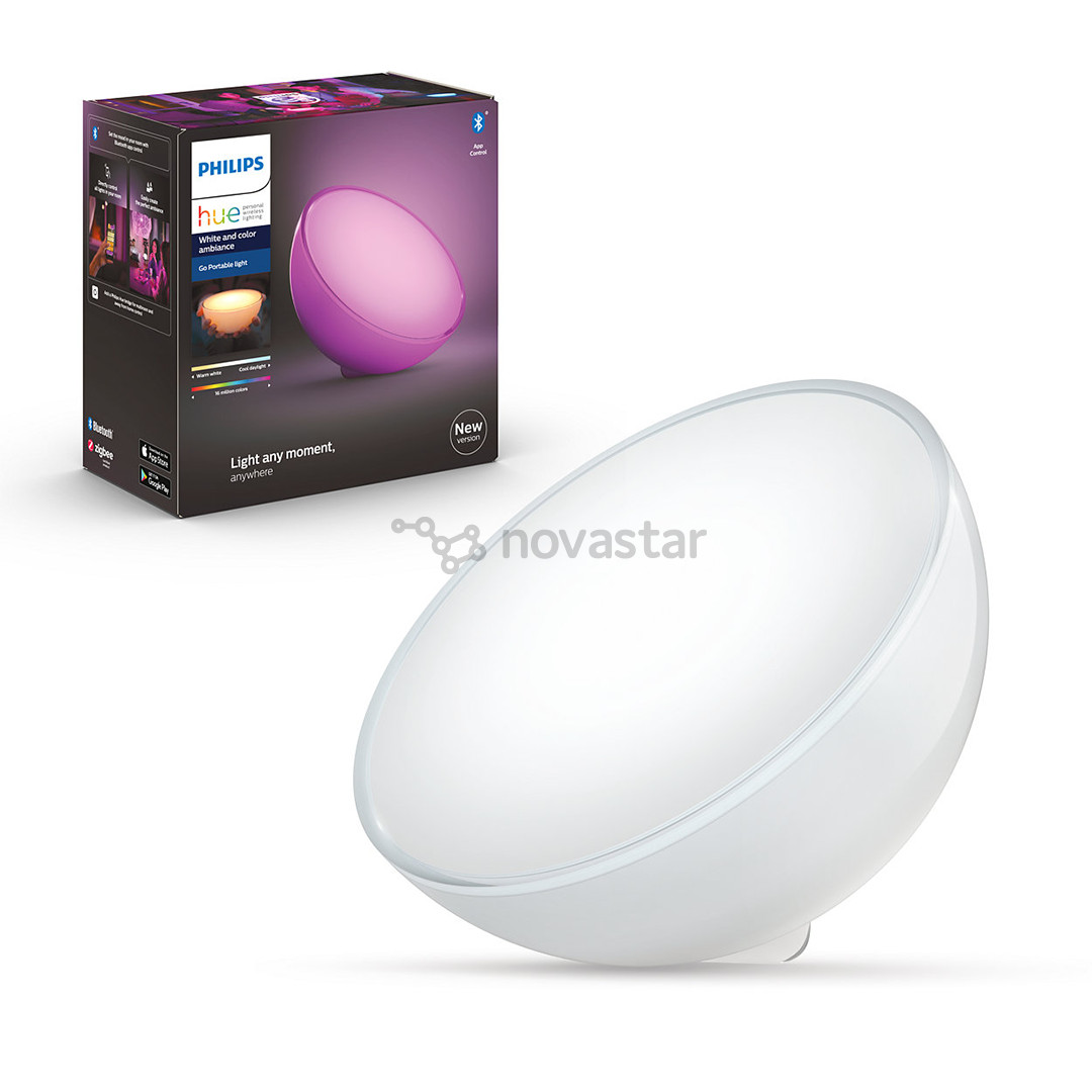 Philips Hue Go, BT, balta - Belaidė išmanioji lemputė