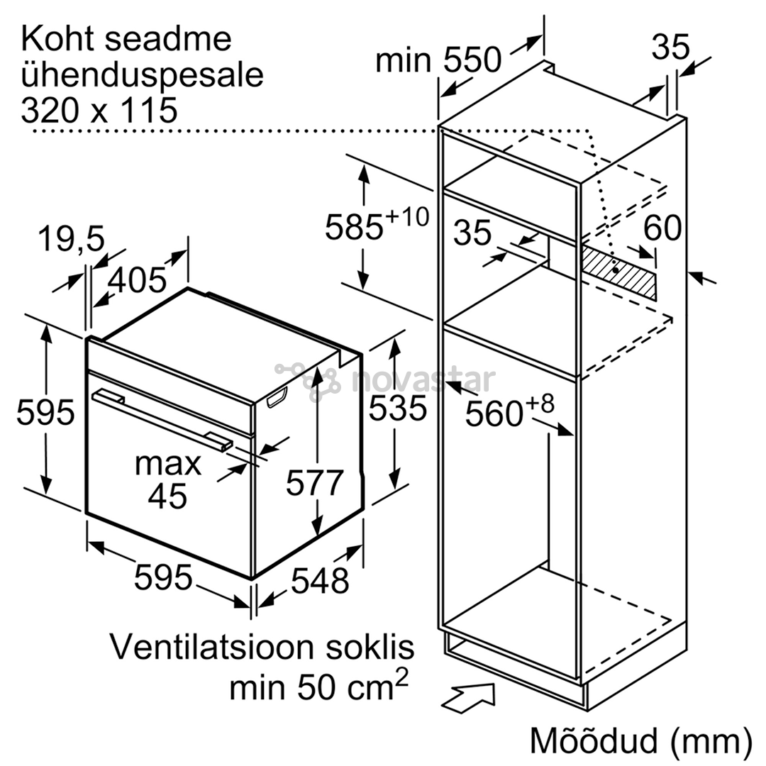 Orkaitė Bosch HMG8764C6