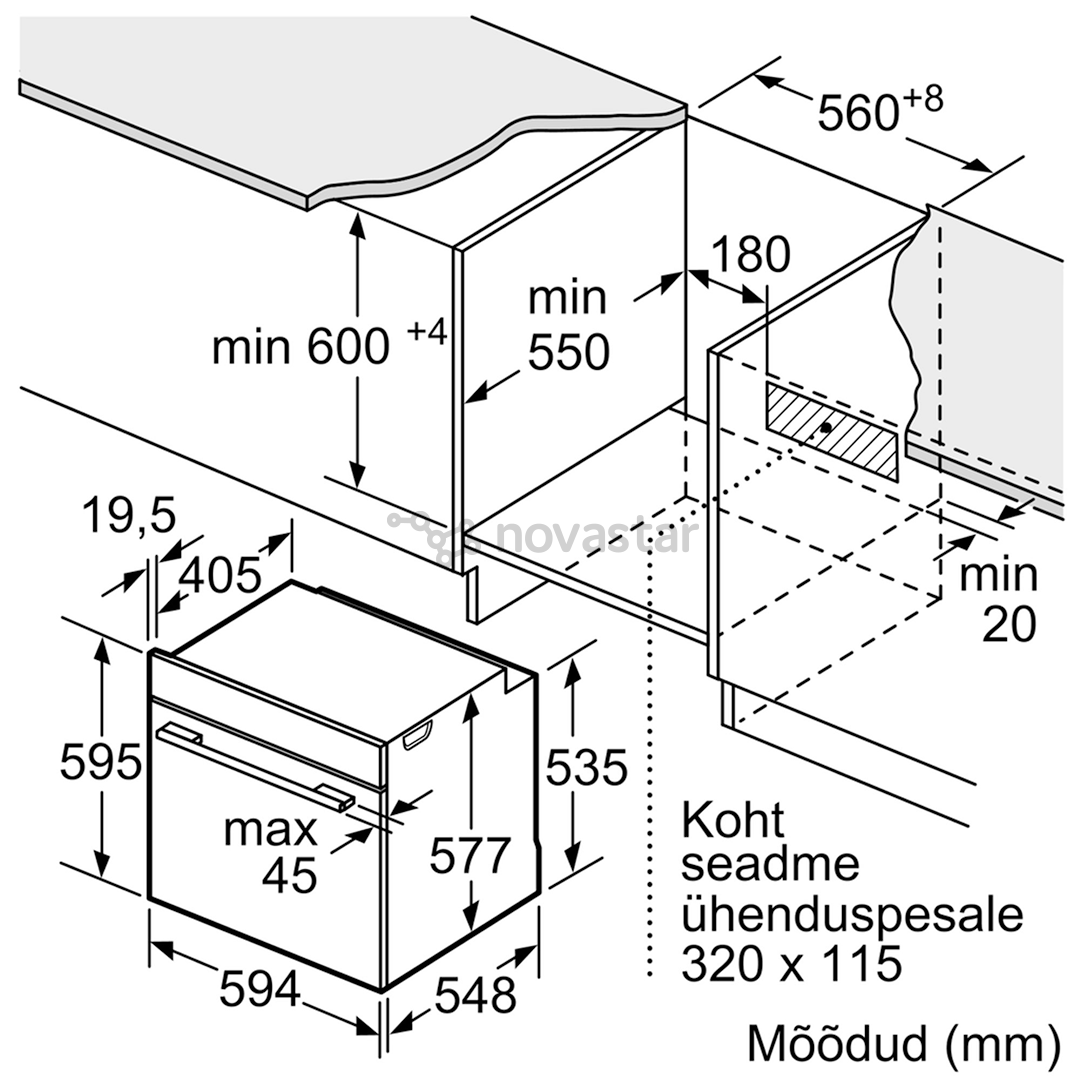 Orkaitė Bosch HMG8764C6