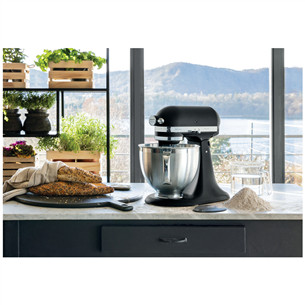 KitchenAid Artisan Elegance, 4.8 L/3 L, 300 W, juodas - Virtuvinis kombainas