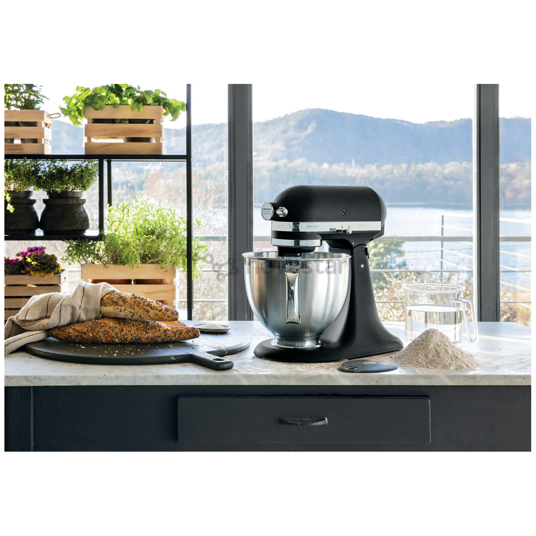 KitchenAid Artisan Elegance, 4.8 L/3 L, 300 W, juodas - Virtuvinis kombainas