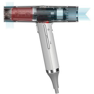 GA.MA iQ Perfetto, 1600 W, grey - Hair dryer