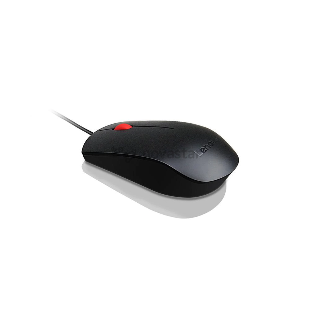 Pelė Lenovo Essential, Laidinė, Juoda
