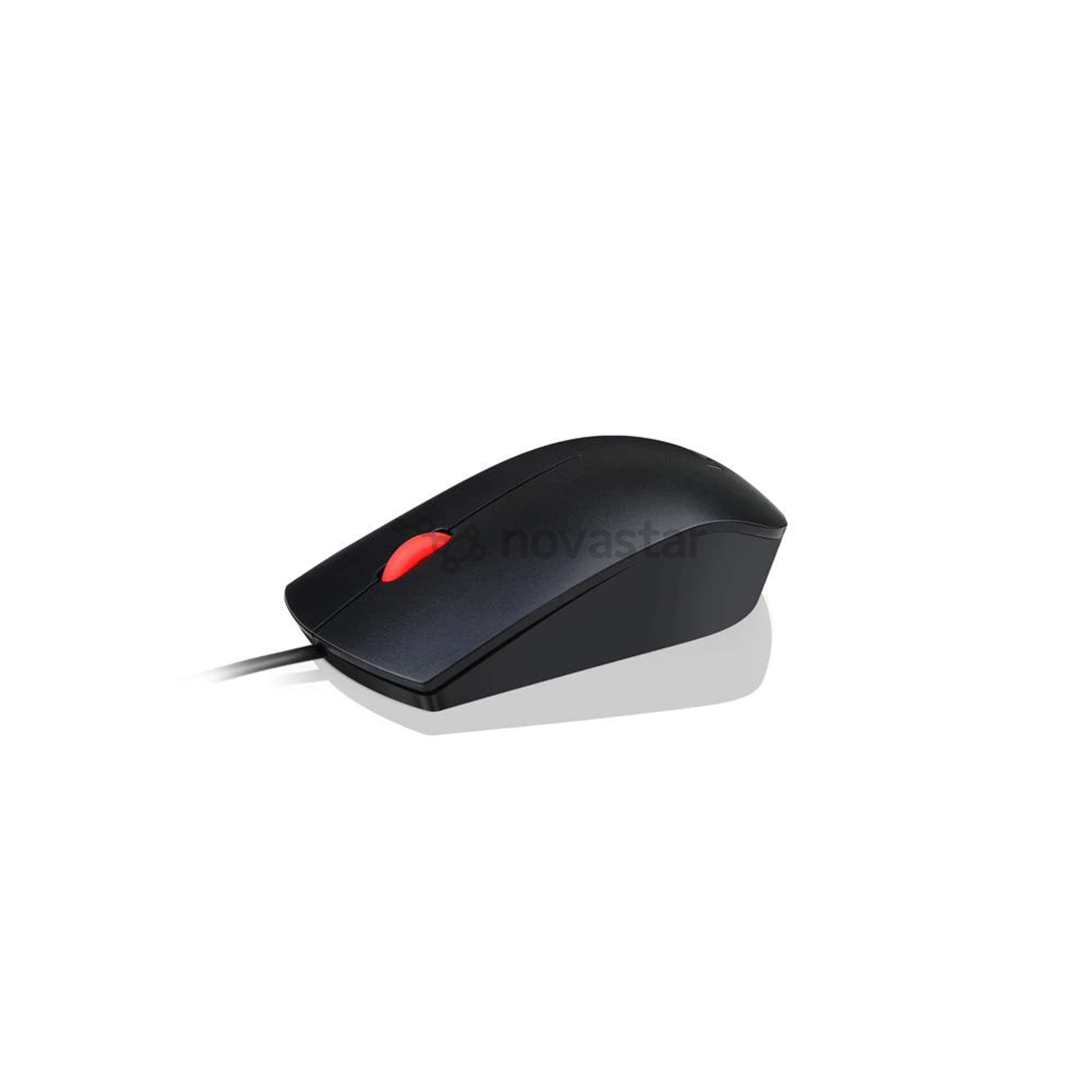 Pelė Lenovo Essential, Laidinė, Juoda