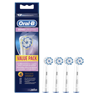 Braun Oral-B Sensi UltraThin 4 pieces, white  - Extra brushes