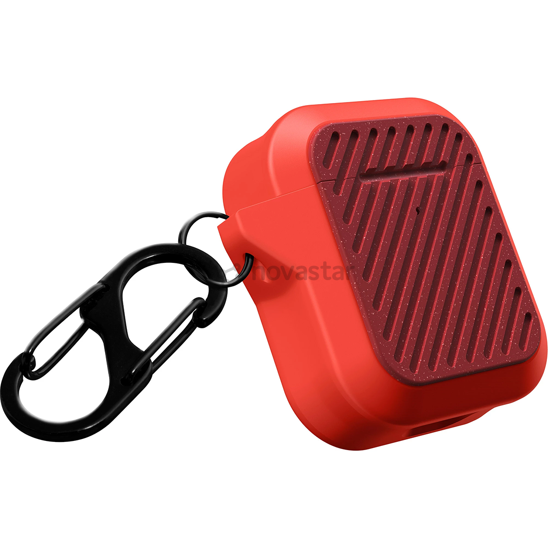 Dėklas Laut Capsule Impkt AirPods, Raudonas