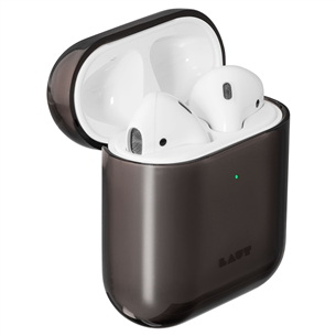 Dėklas Laut Crystal-X AirPods, Juodas