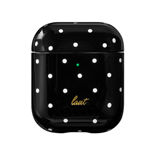Dėklas Laut Dotty AirPods, Juodas