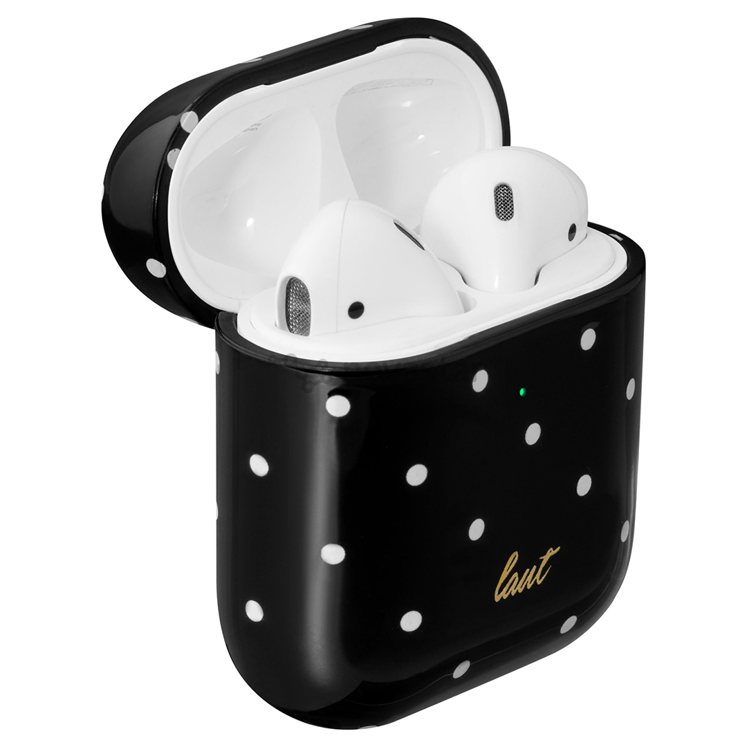Dėklas Laut Dotty AirPods, Juodas