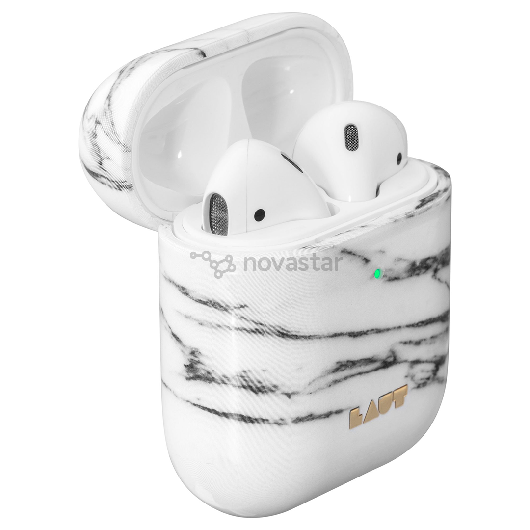 Dėklas Laut Huex AirPods, Baltas