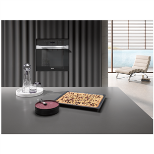 Miele, catalytic cleaning, 76 L, inox/black - Built-in Oven