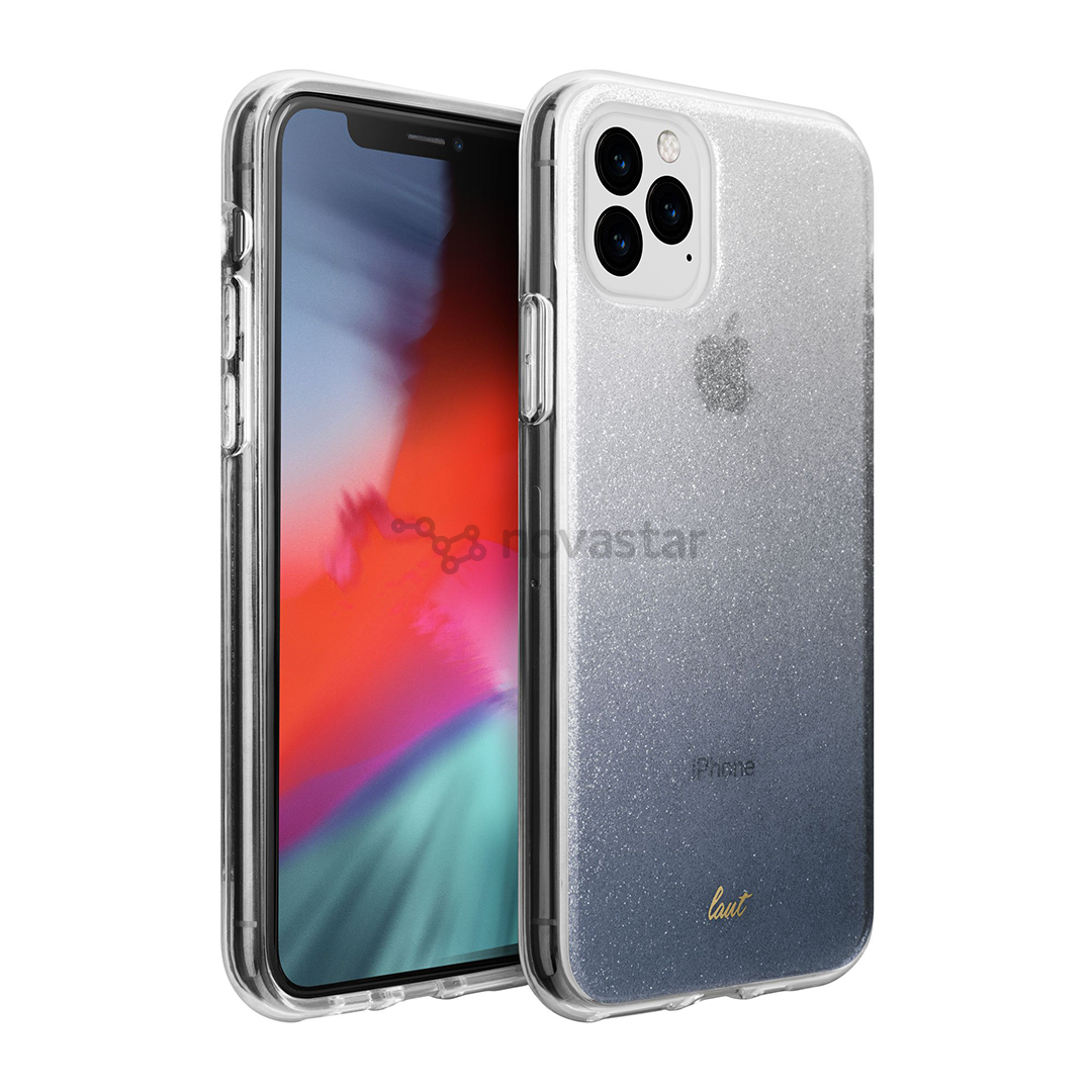 Dėkliukas Laut Ombre Sparkle Apple iPhone 11 Pro, Juodas