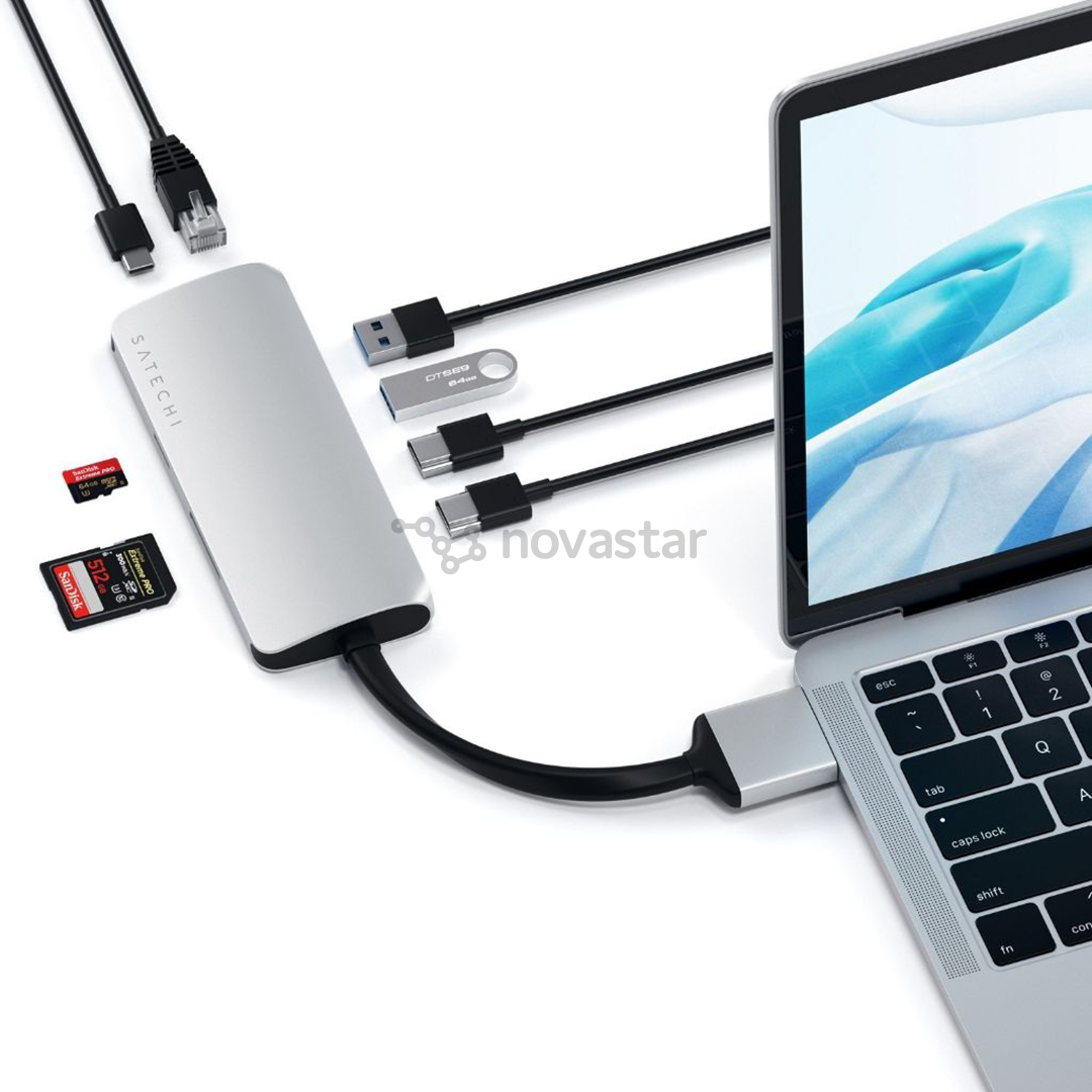 Šakotuvas USB Hub Satechi USB-C, 4K, HDMI