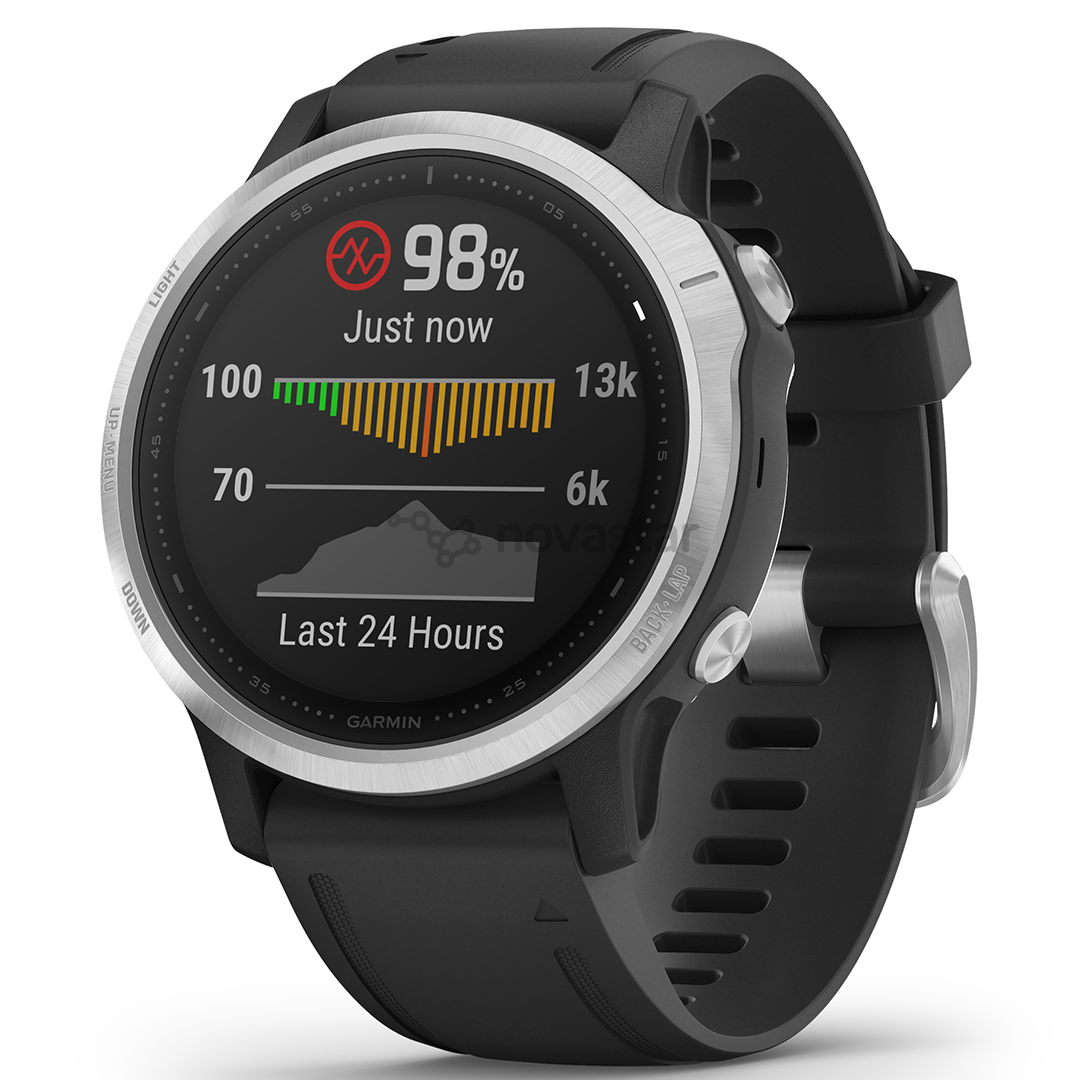 Išmanusis laikrodis Garmin fēnix 6s Standard, GPS, Silver/Black