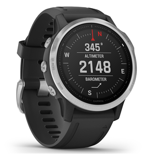 Išmanusis laikrodis Garmin fēnix 6s Standard, GPS, Silver/Black