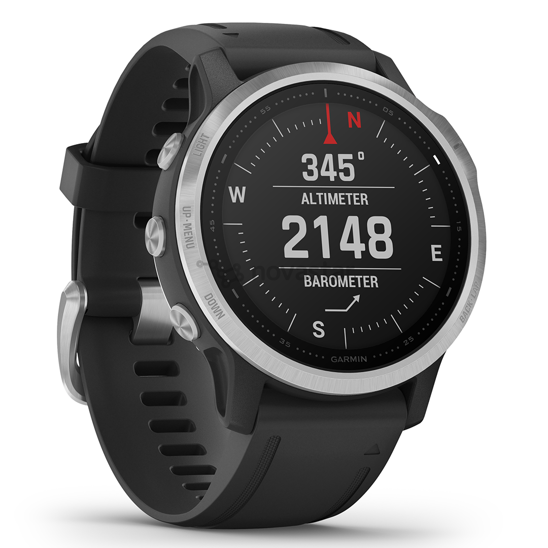 Išmanusis laikrodis Garmin fēnix 6s Standard, GPS, Silver/Black