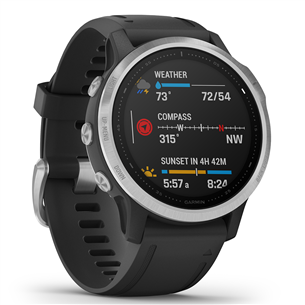 Išmanusis laikrodis Garmin fēnix 6s Standard, GPS, Silver/Black