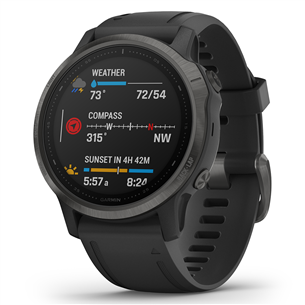 Išmanusis laikrodis Garmin fēnix 6s Pro, GPS, Black