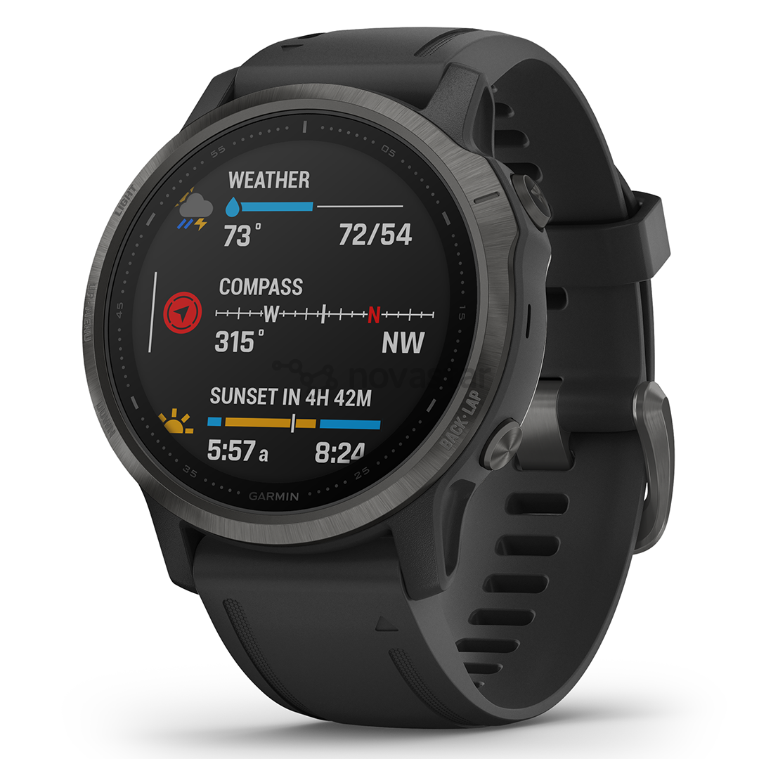 Išmanusis laikrodis Garmin fēnix 6s Pro, GPS, Black
