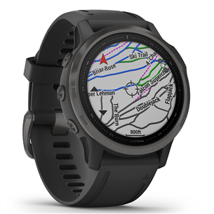 Išmanusis laikrodis Garmin fēnix 6s Pro, GPS, Black