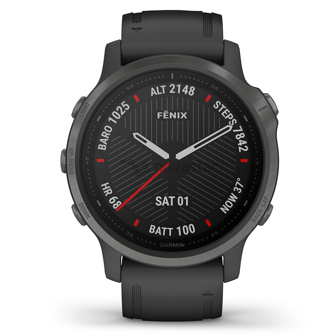 Išmanusis laikrodis Garmin fēnix 6s Pro, GPS, Black