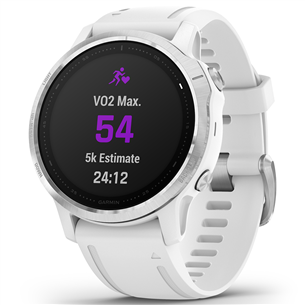 Išmanusis laikrodis Garmin fēnix 6s Standard, GPS, Silver/White