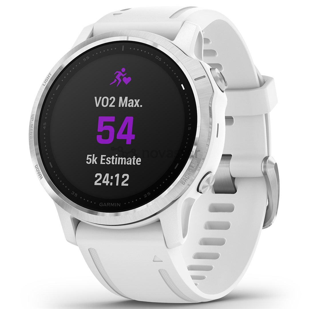 Išmanusis laikrodis Garmin fēnix 6s Standard, GPS, Silver/White