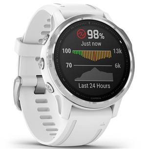 Išmanusis laikrodis Garmin fēnix 6s Standard, GPS, Silver/White