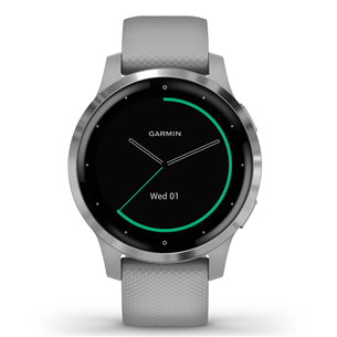 Išmanusis laikrodis Garmin Vivoactive 4S, GPS, Gray/Silver 010-02172-03