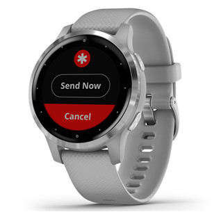Išmanusis laikrodis Garmin Vivoactive 4S, GPS, Gray/Silver