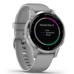 Išmanusis laikrodis Garmin Vivoactive 4S, GPS, Gray/Silver