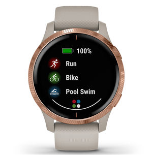 Išmanusis laikrodis Garmin Venu, Rose Gold/Lightsand