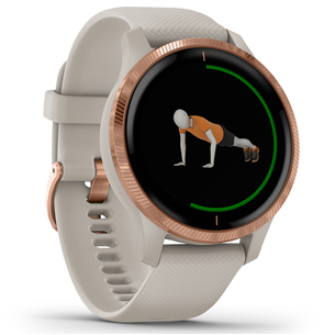 Išmanusis laikrodis Garmin Venu, Rose Gold/Lightsand
