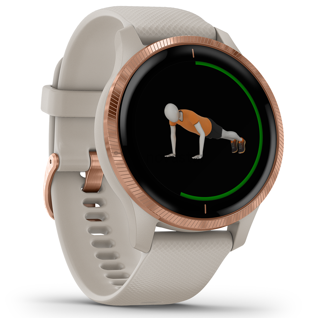 Išmanusis laikrodis Garmin Venu, Rose Gold/Lightsand