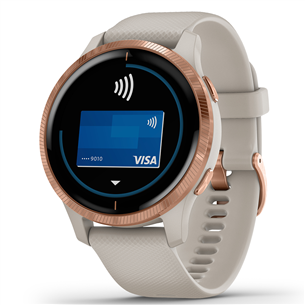Išmanusis laikrodis Garmin Venu, Rose Gold/Lightsand