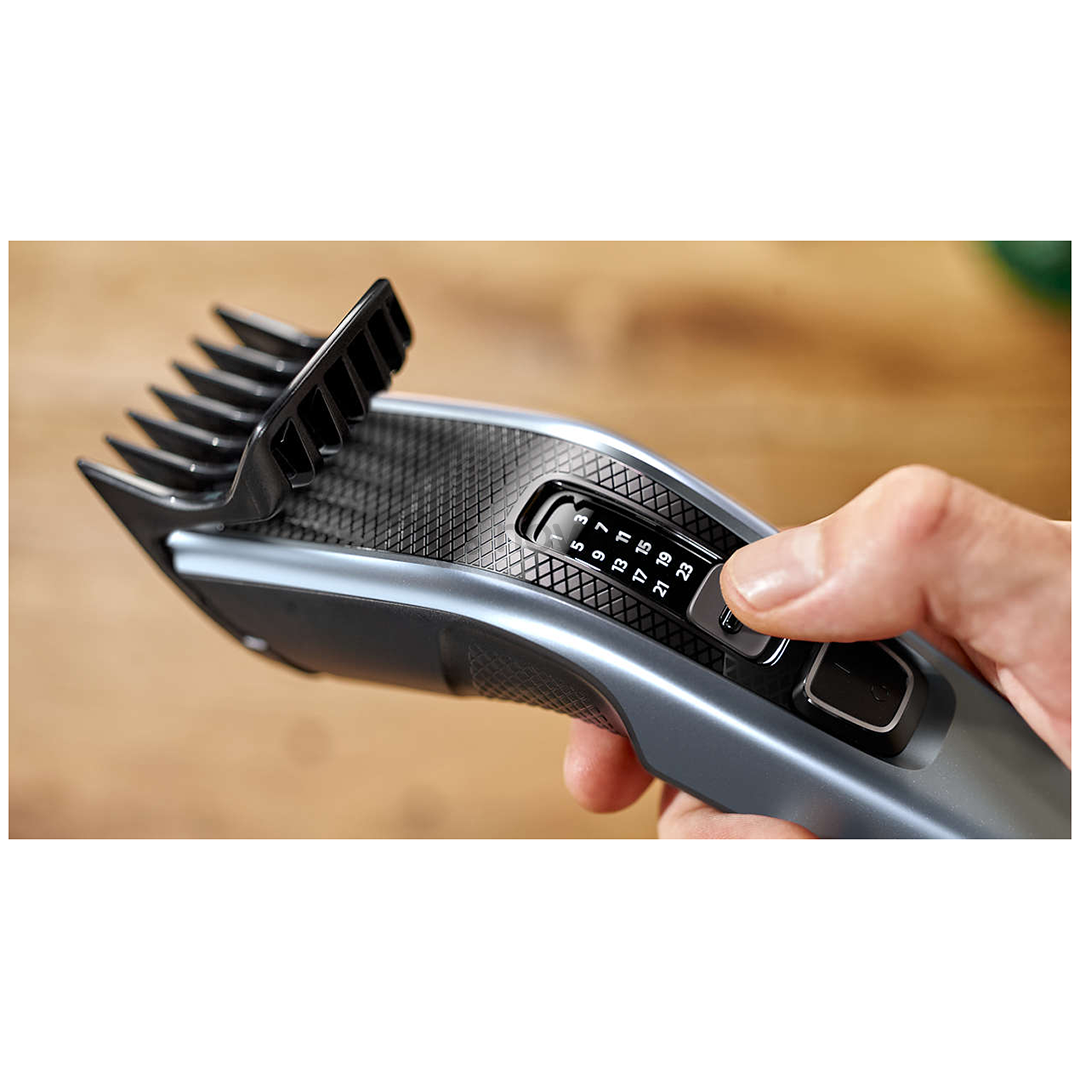 Philips 3000 Series, 0,5-23 мм, серый/черный - Машинка для стрижки волос