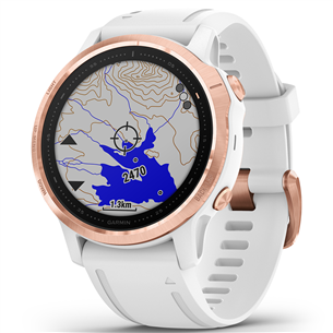 Išmanusis laikrodis Garmin fēnix 6s Pro, GPS, Rose Gold/White